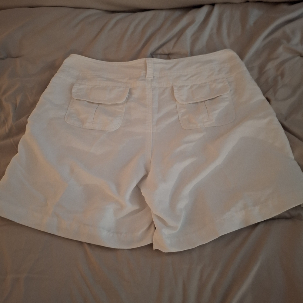 Bimini Bay Women's White Casual Cargo Shorts - Picture 8 of 9